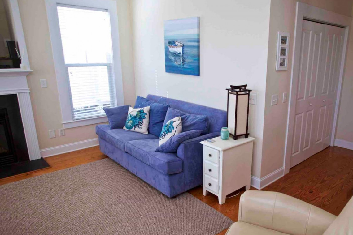 Pull out queen sleeper sofa.