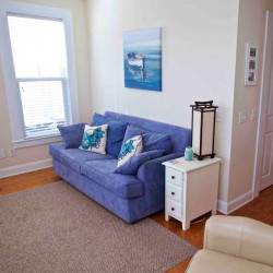 Pull out queen sleeper sofa.